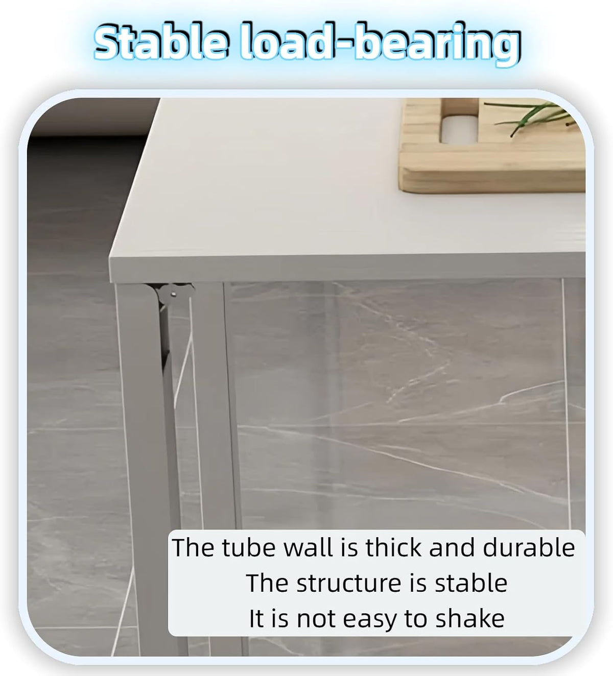 White Heavy Duty Wall Drop Leaf Folding Table