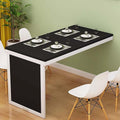 Black Wall Mount Folding Multi-use Dining Desk