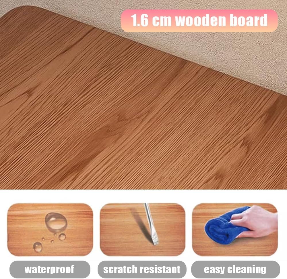 Brown Wall Mount Flip Folding Dining Desk
